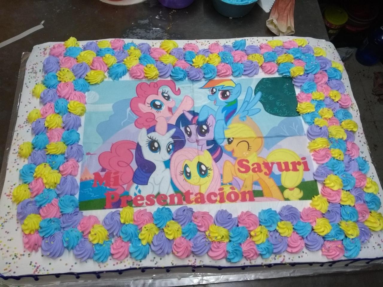 Pastel presentación My Little Pony Sayuri